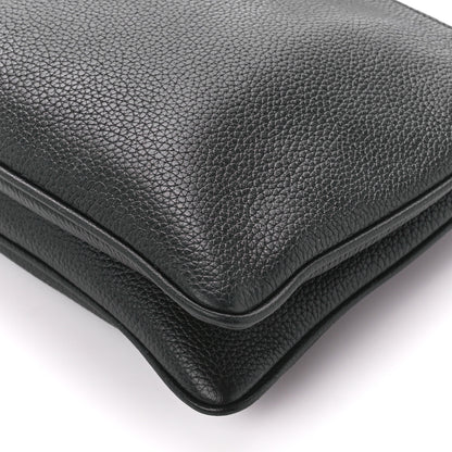 Prada Vitello Daino Double Zip Crossbody Bag Black 13 of 13