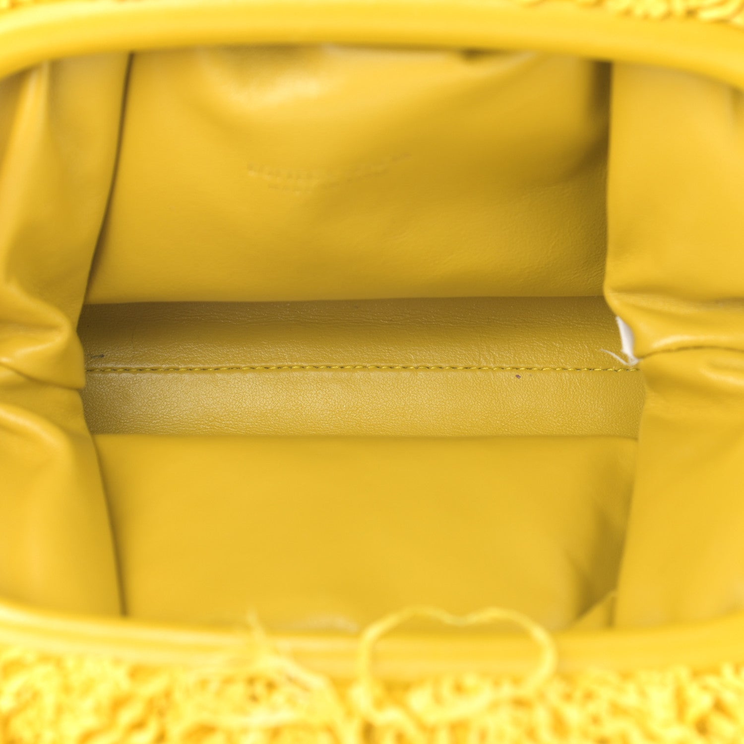 Bottega Veneta Boucle Curly Raffia The Mini Pouch Mirabelle 5 of 12