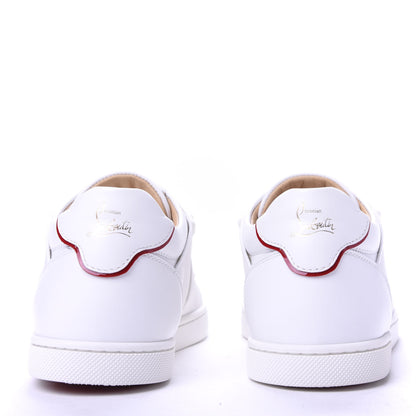 Christian Louboutin Calfskin Elastikid Donna Flat Sneakers 35 Bianco 6 of 9