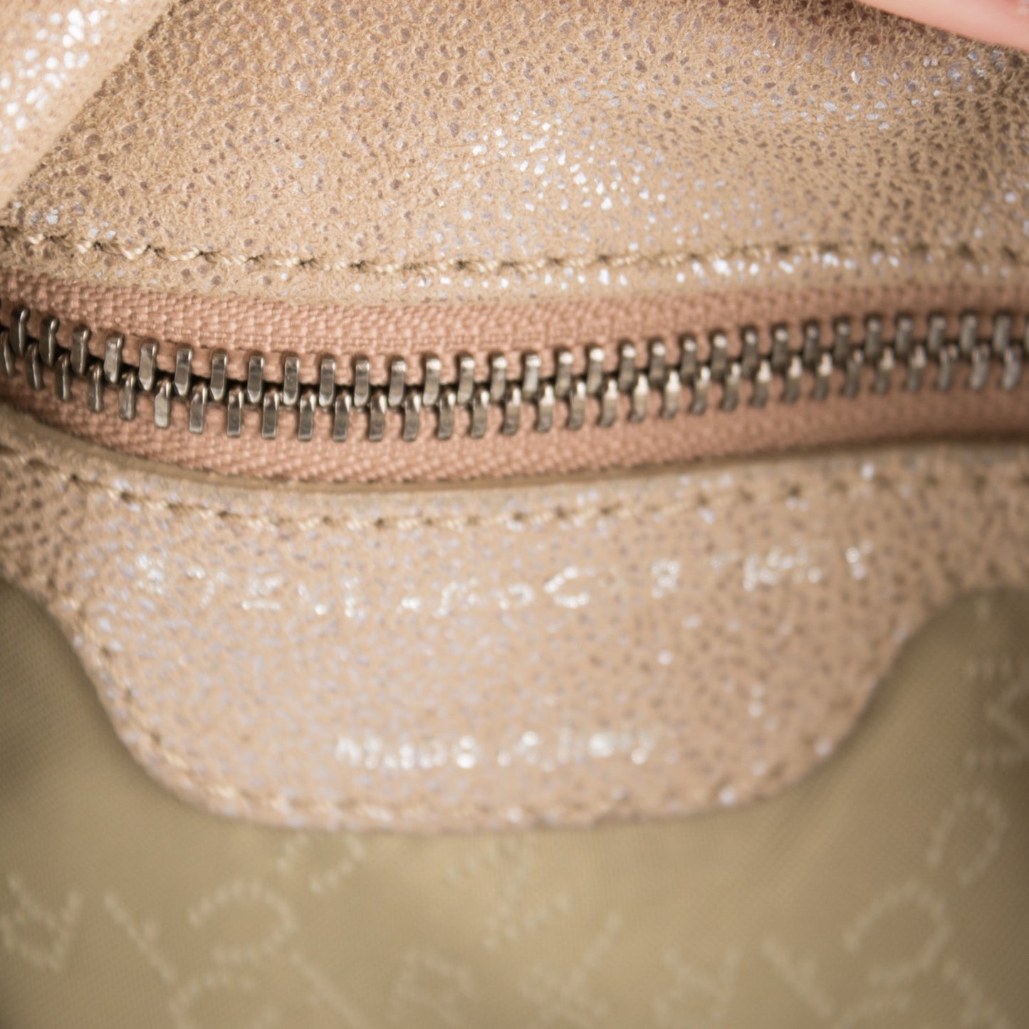 Shaggy Deer Small Falabella Tote Taupe