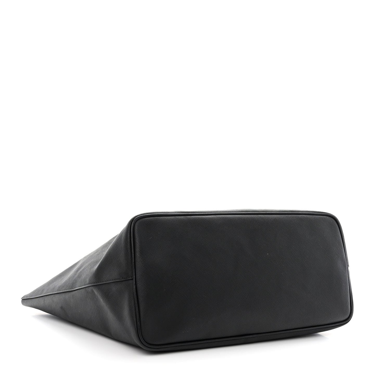 Coated Canvas Peacock Print Small Antigona Tote Black