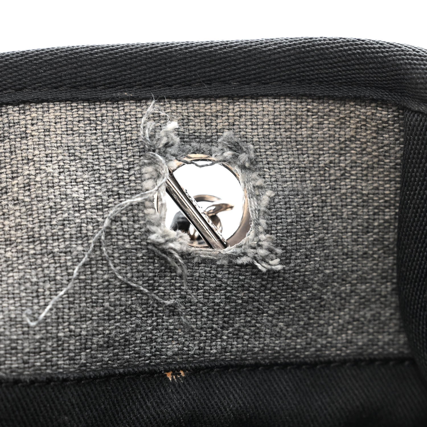 Chanel Canvas Small Deauville Tote Grey 15 of 16