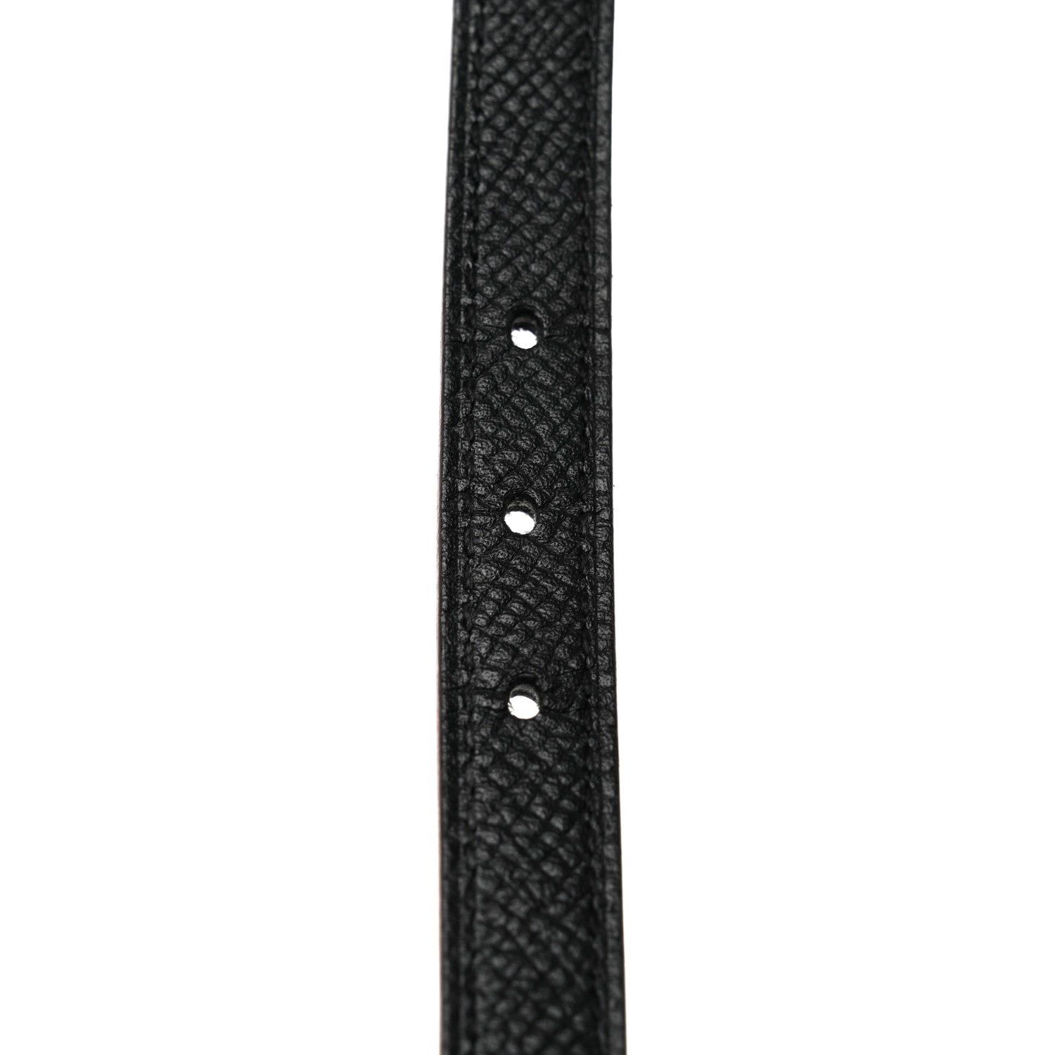 Hermes Swift Epsom 13mm Mini Laquee Reversible Belt 85 Black Bleu Saphir 6 of 9