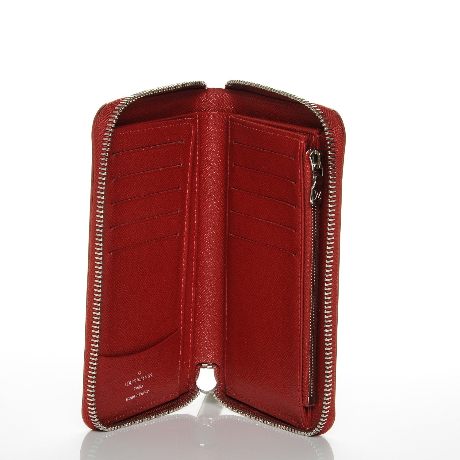 Louis Vuitton Epi Zippy Compact Wallet Carmine 5 of 6