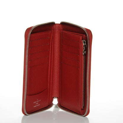 Louis Vuitton Epi Zippy Compact Wallet Carmine 5 of 6