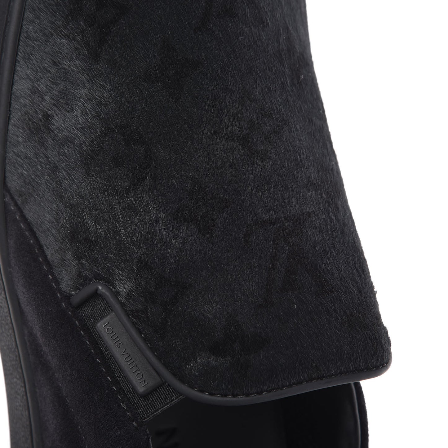 Pony Hair Frontrow Slip On Sneakers 8 Anthracite