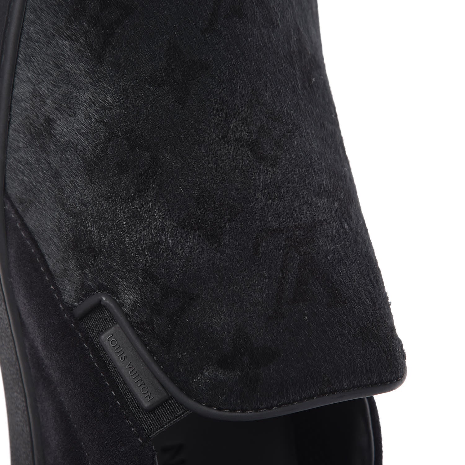 Louis Vuitton Pony Hair Frontrow Slip On Sneakers 8 Anthracite 9 of 9