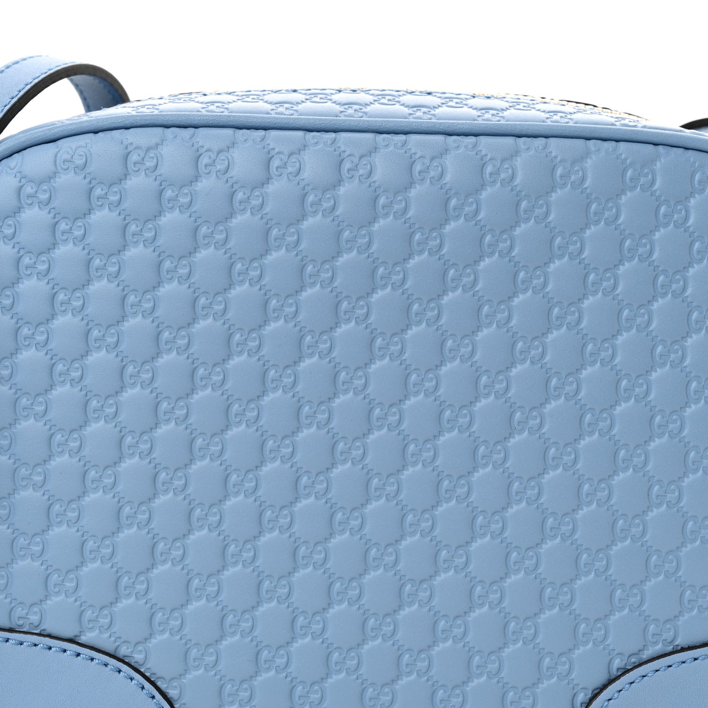 Microguccissima Mini Bree Messenger Bag Mineral Blue