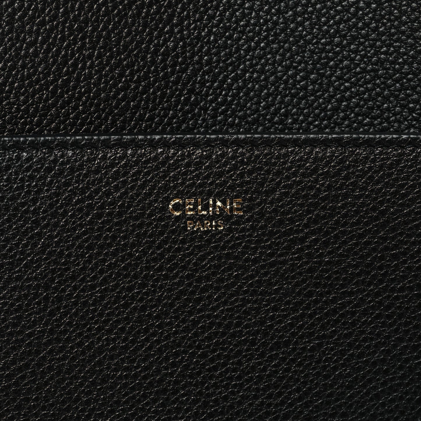 Soft Grained Calfskin Sangle Bucket Bag Black