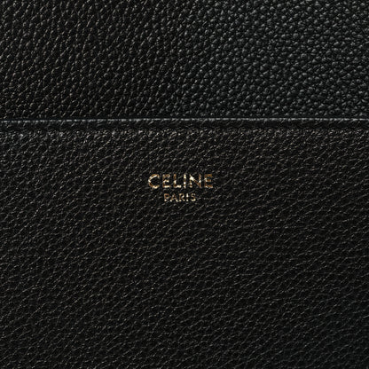 Celine Soft Grained Calfskin Sangle Bucket Bag Black 6 of 8