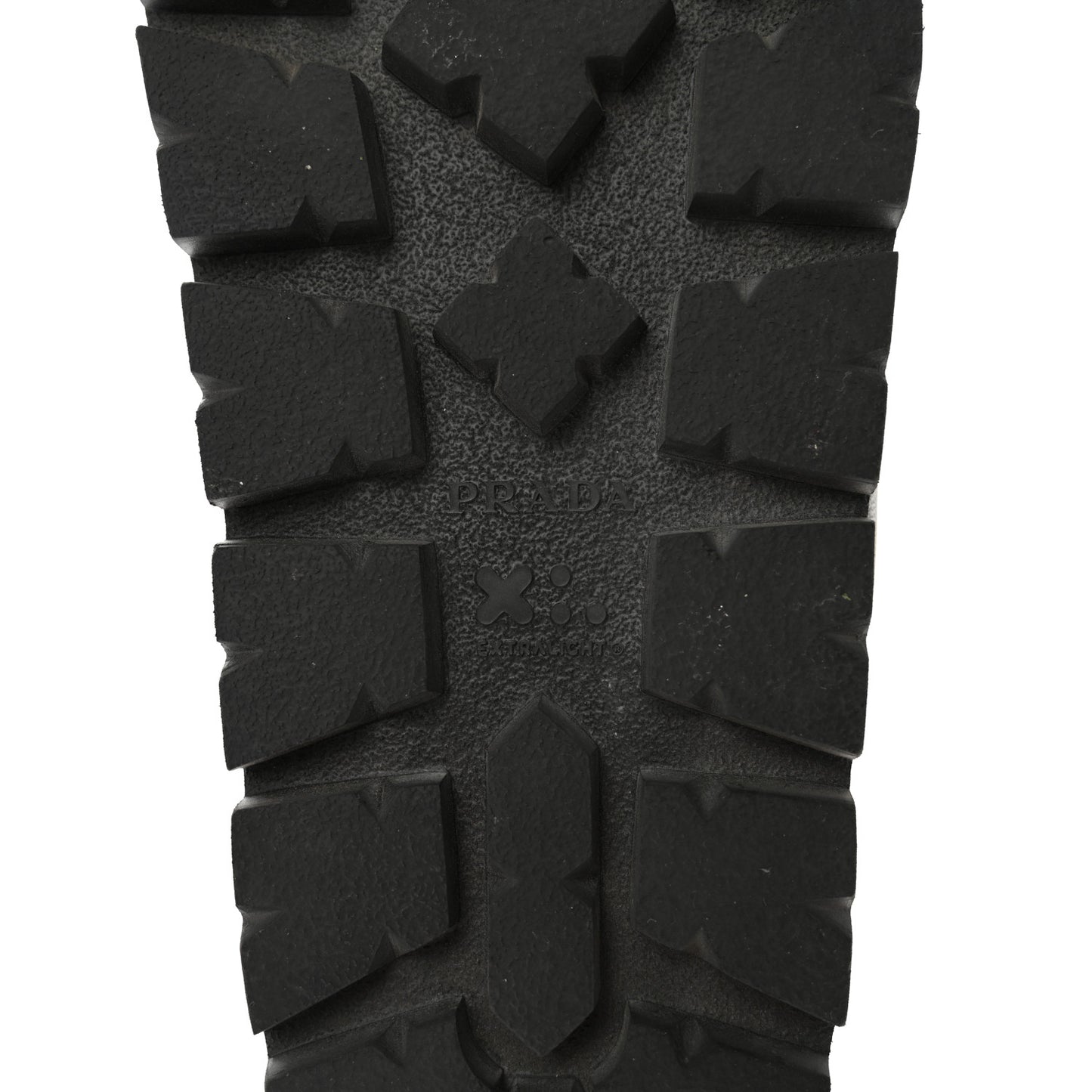 Nappa Logo Quilted Velcro Strap Lug Sole Slide Sandals 36.5 Militare