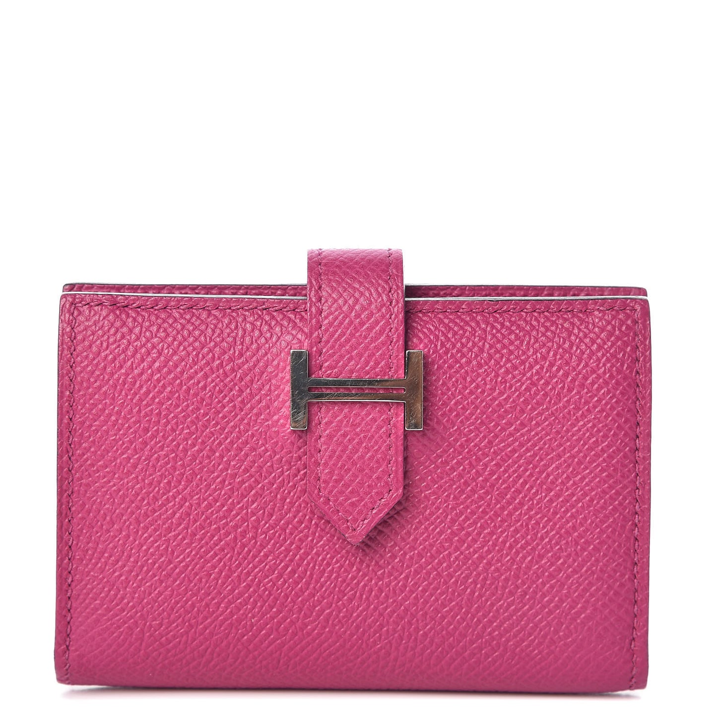 Epsom Bearn Card Holder Wallet Rose Pourpre