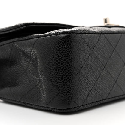 Chanel Caviar Quilted Medium Double Flap Black 9 of 13