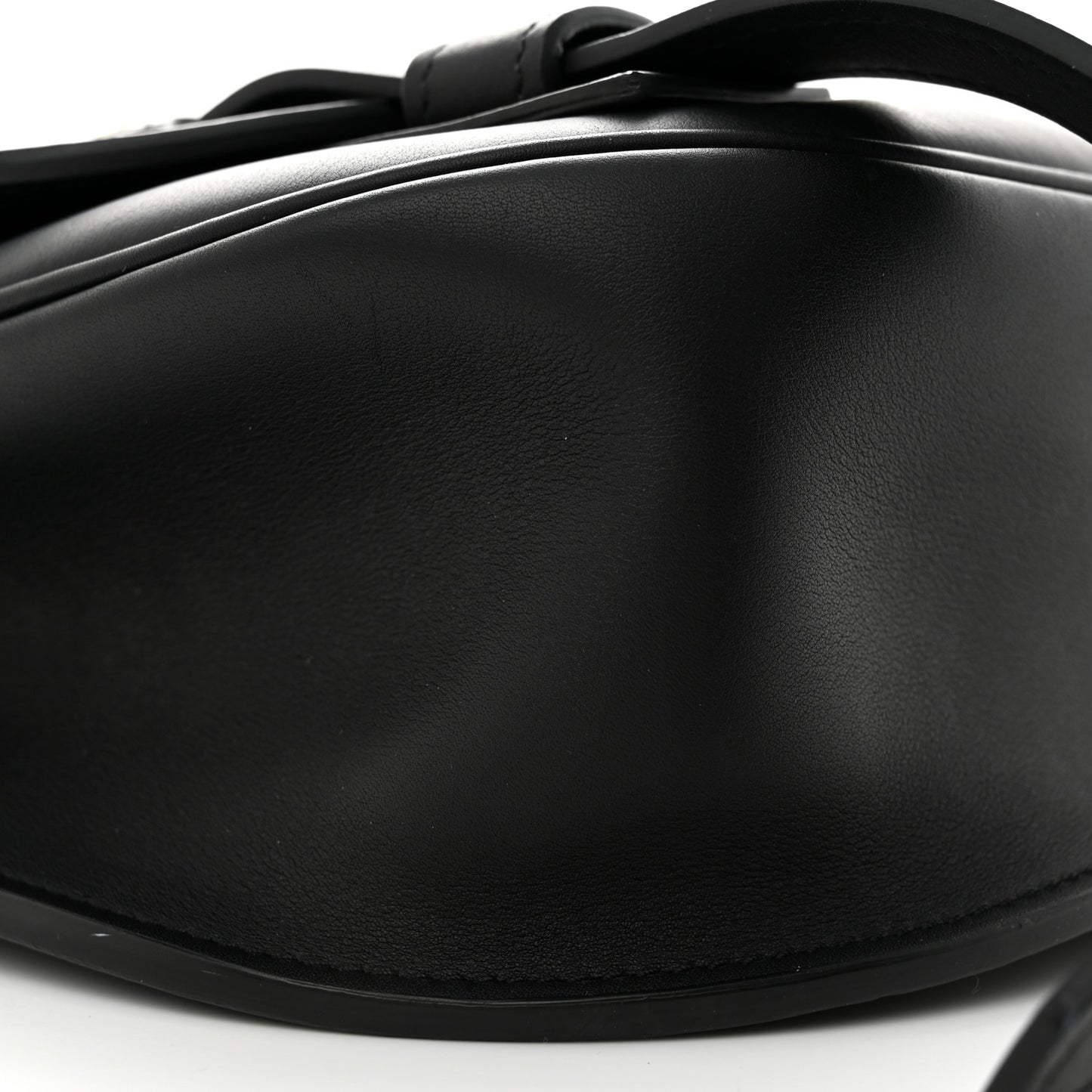 Calfskin Small Biker Chain Satchel Black