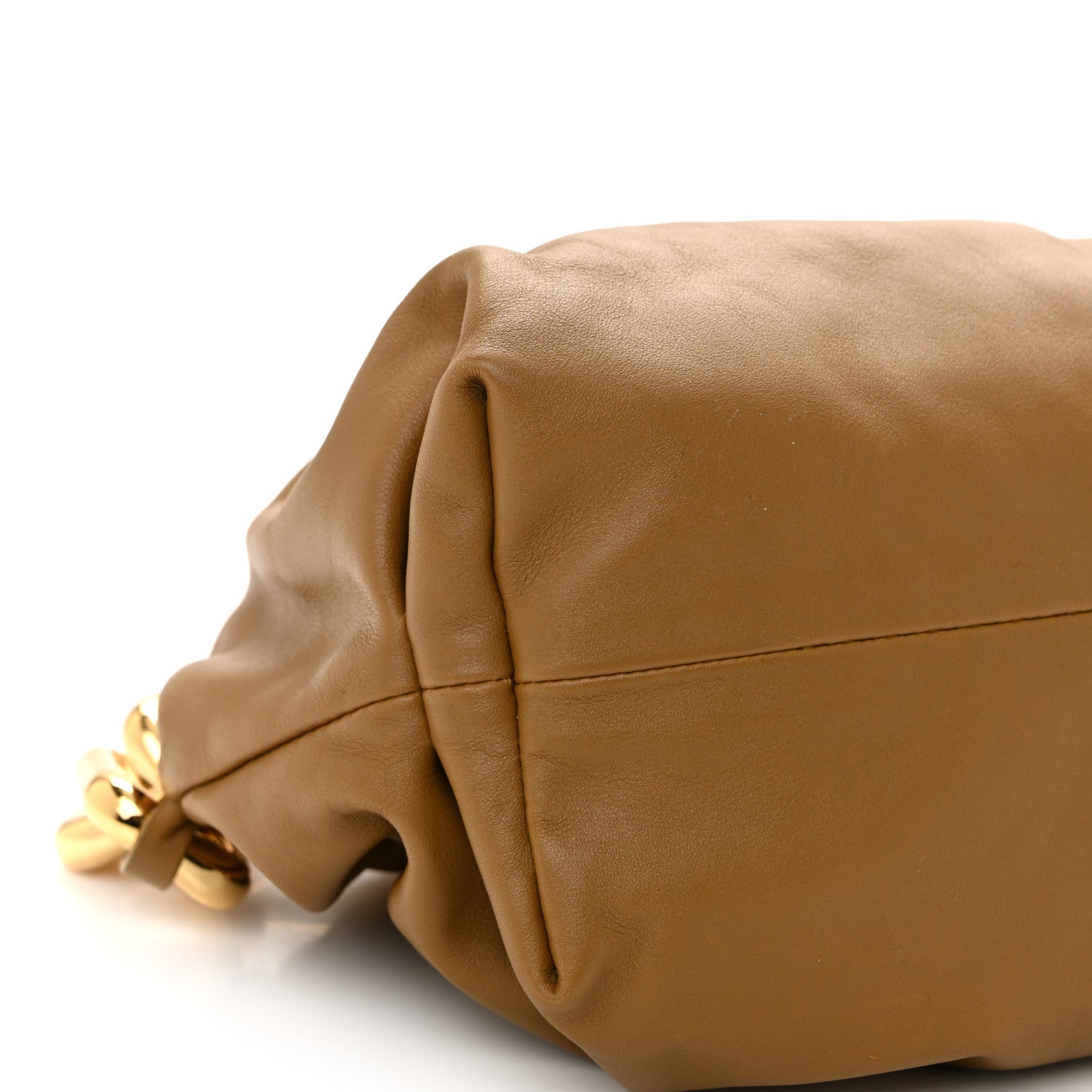 Bottega Veneta Calfskin The Pouch Chain Moutarde 1825515