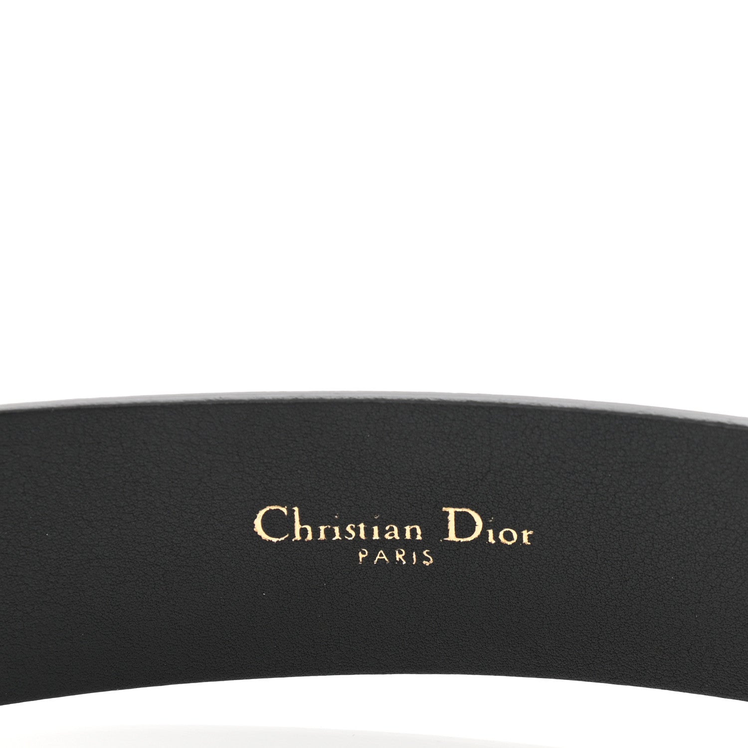 Christian Dior Calfskin Diorquake Belt 85 Black 3 of 7