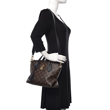 Louis Vuitton Monogram Flower Zipped Tote PM Black 2 of 13