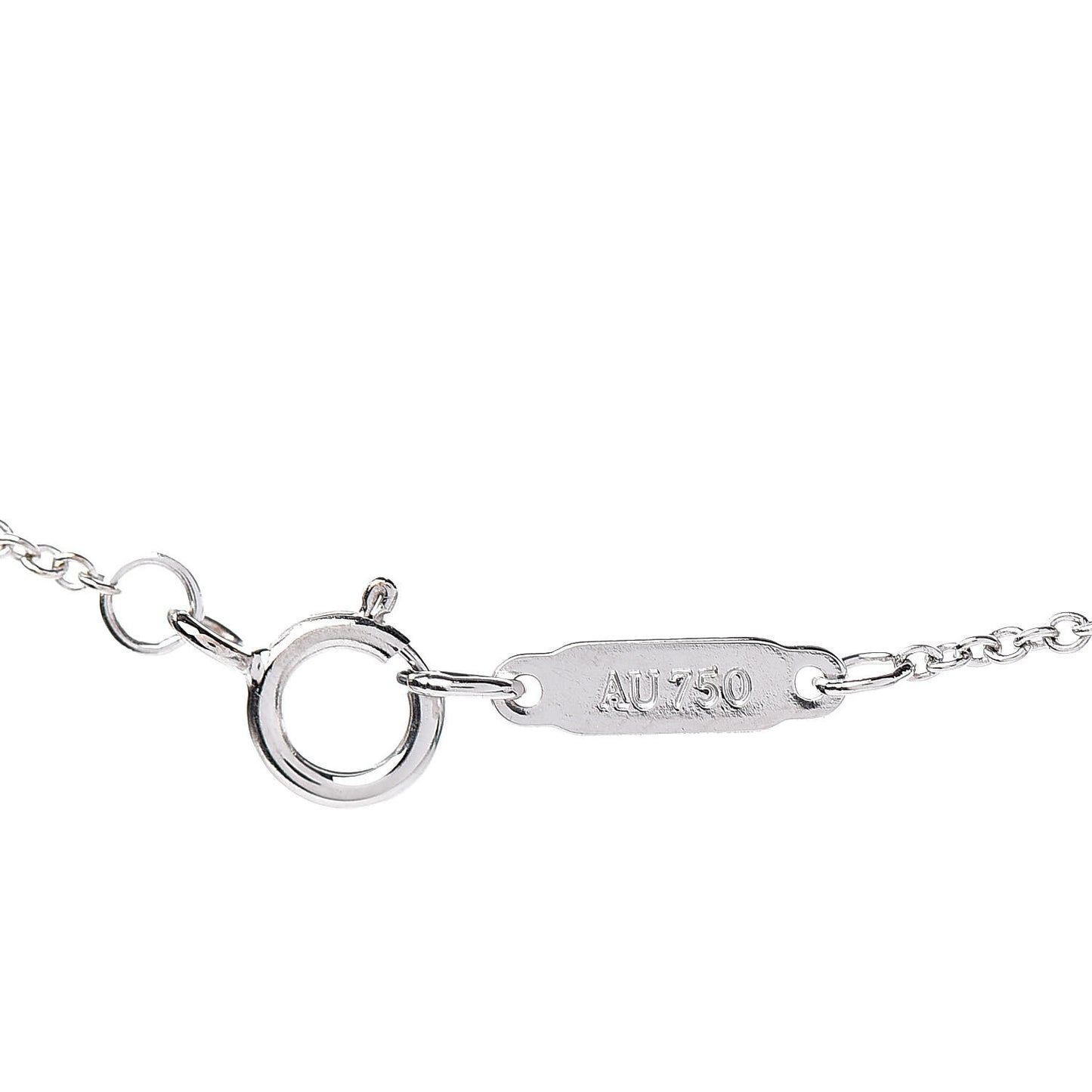 18K White Gold Diamond Mini Cross Pendant Necklace