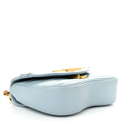 Louis Vuitton Calfskin New Wave Chain PM Porcelain Blue 4 of 10