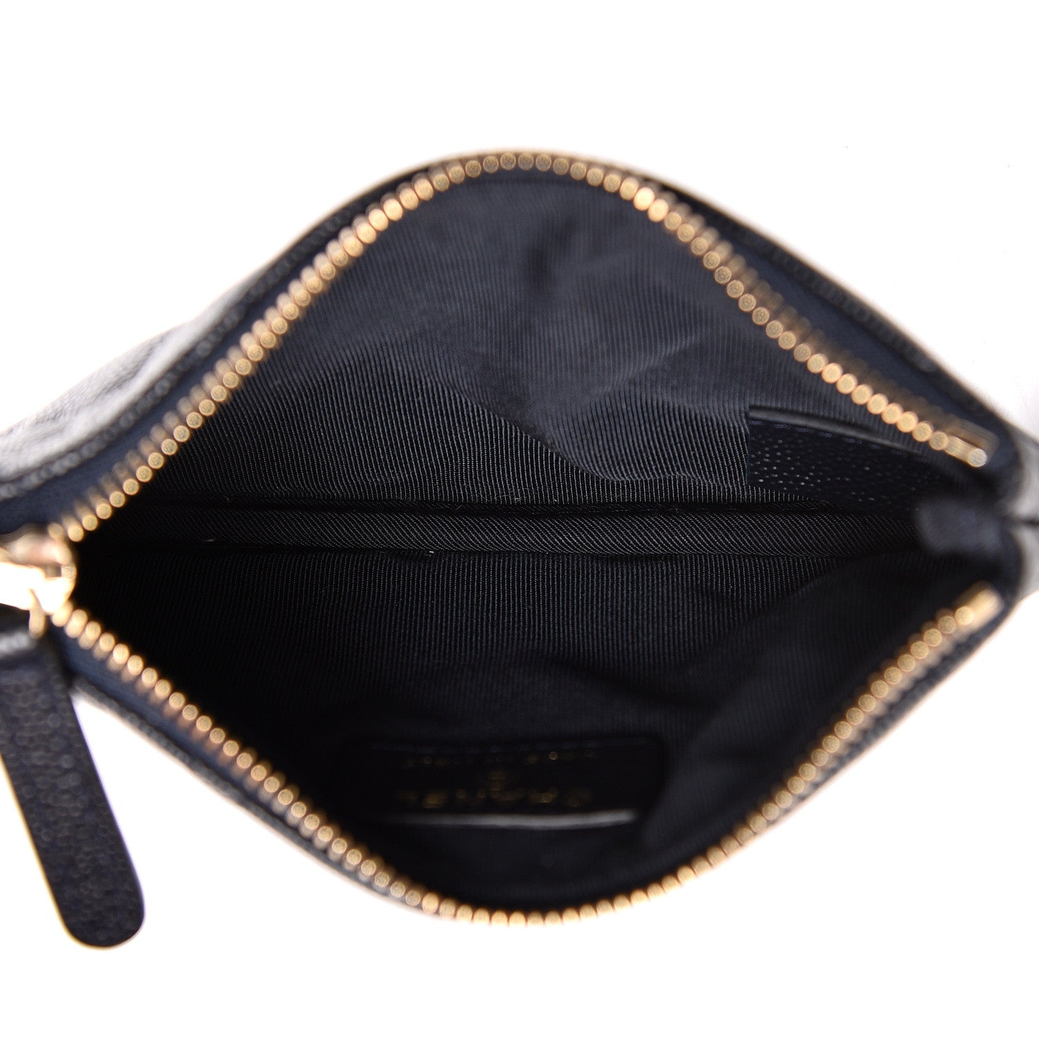 Chanel Caviar Quilted Small Cosmetic Case Navy 5 of 8