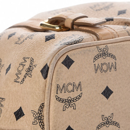 MCM Visetos Medium Essentials Shopper Tote Beige 25 of 28