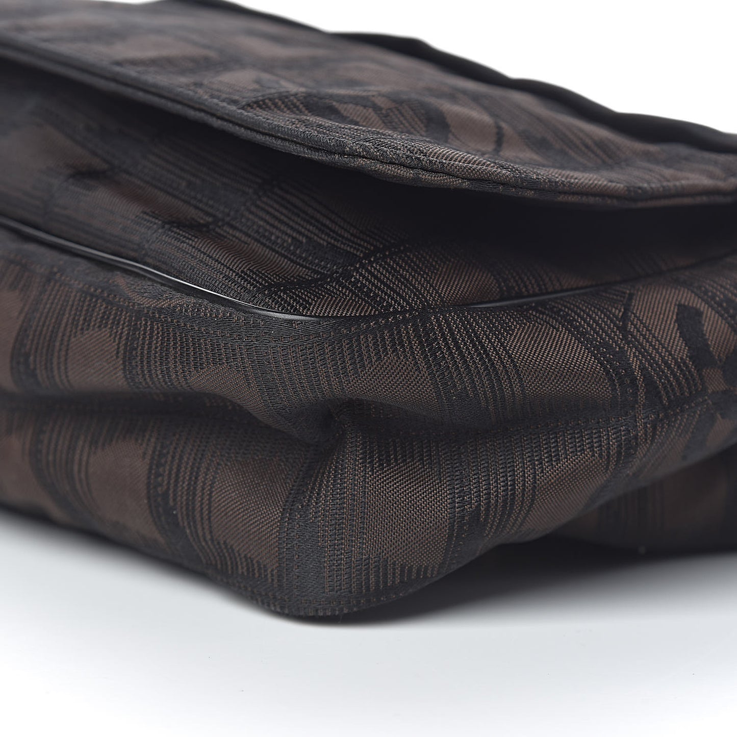 Nylon Travel Belt Bag Brown Black