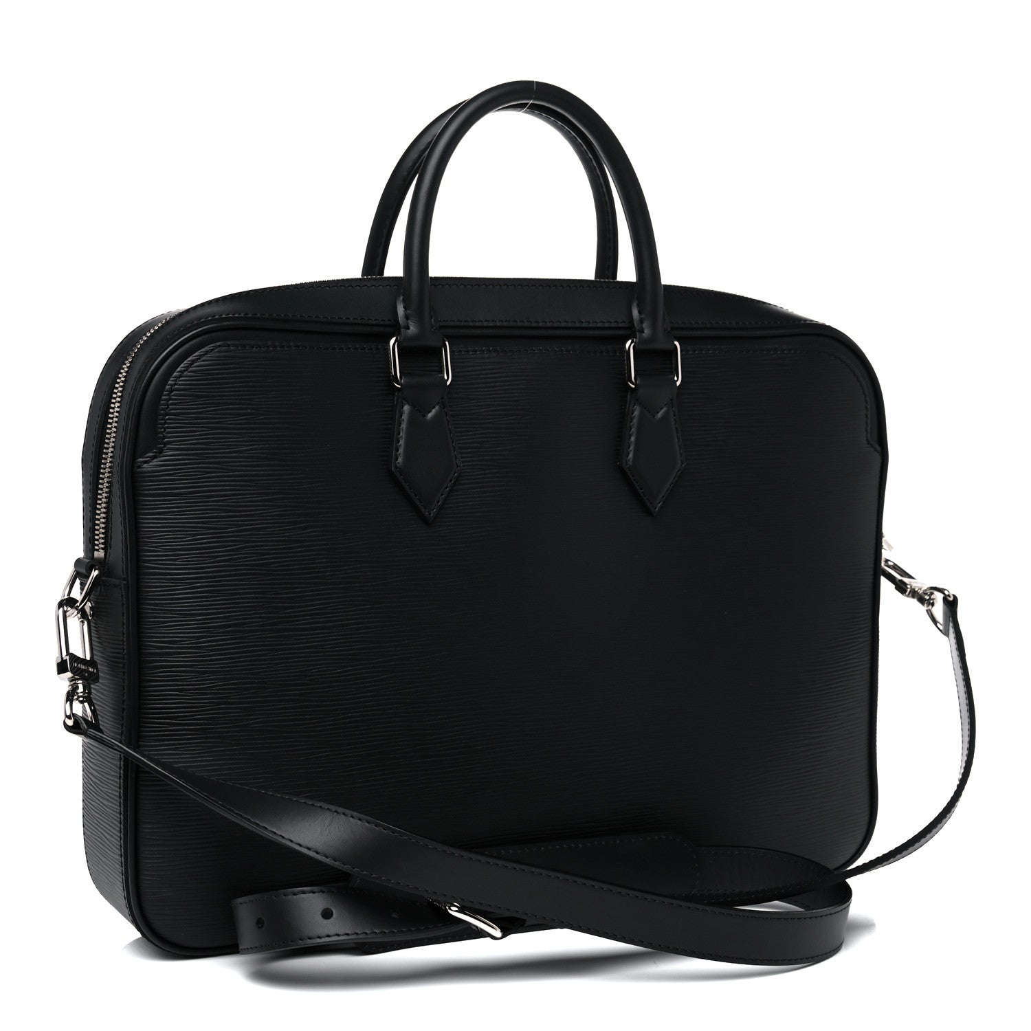 Louis Vuitton Epi Dandy MM Briefcase Black 3 of 14