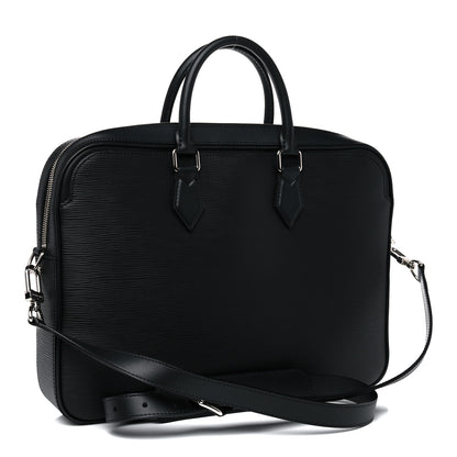 Louis Vuitton Epi Dandy MM Briefcase Black 3 of 14