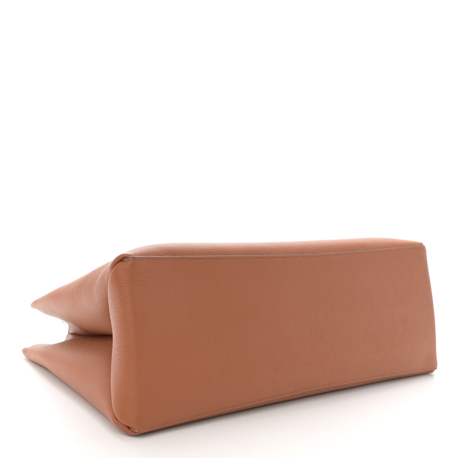 Louis Vuitton Grained Calfskin Lockme Shopper Chataigne 4 of 9