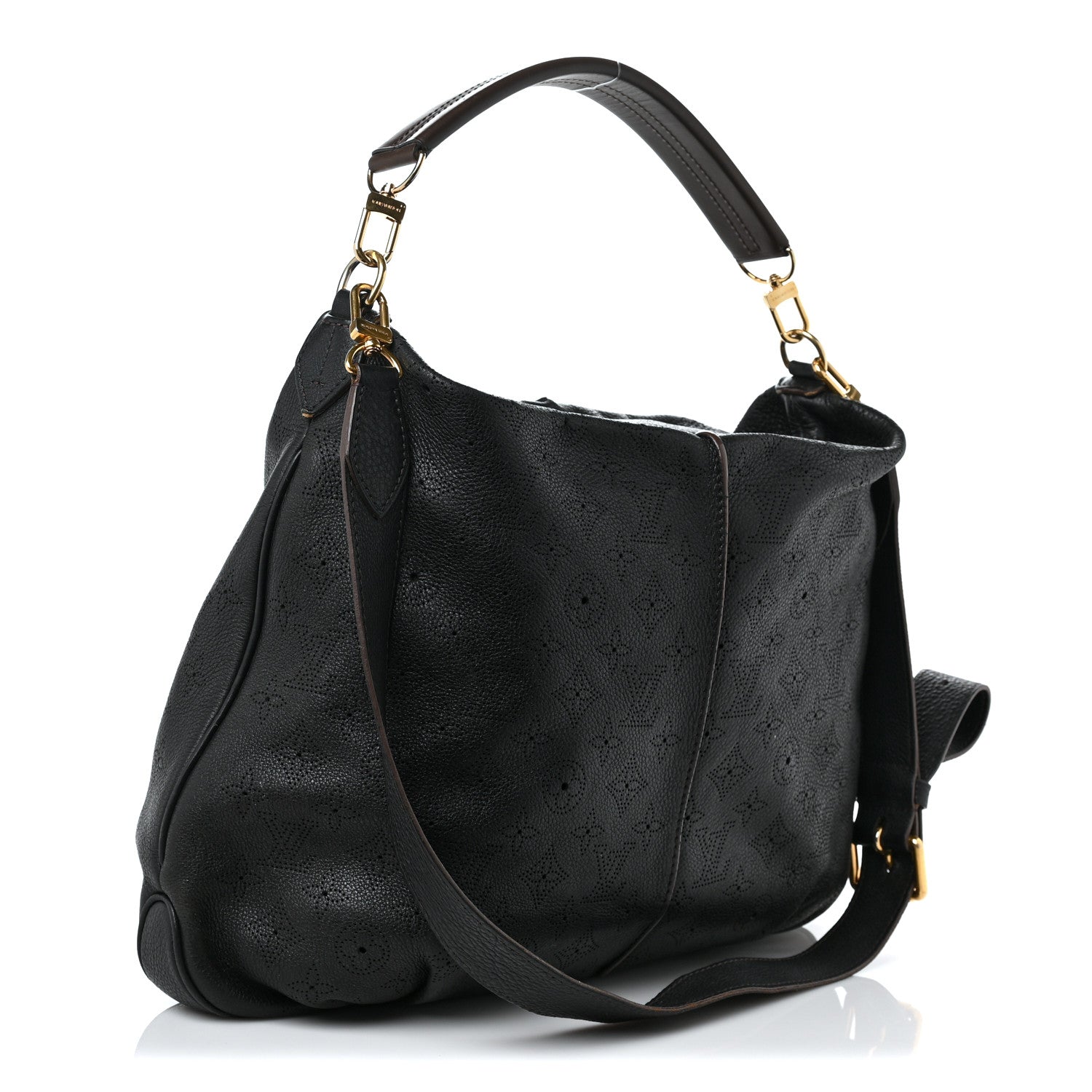 Louis Vuitton Mahina Selene MM Black 3 of 17