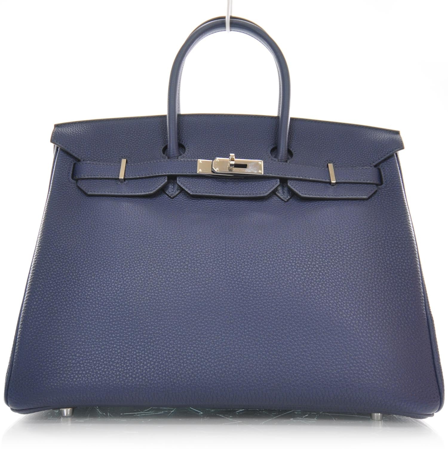 Hermes Taurillon Togo BIRKIN 35 Navy 1 of 9