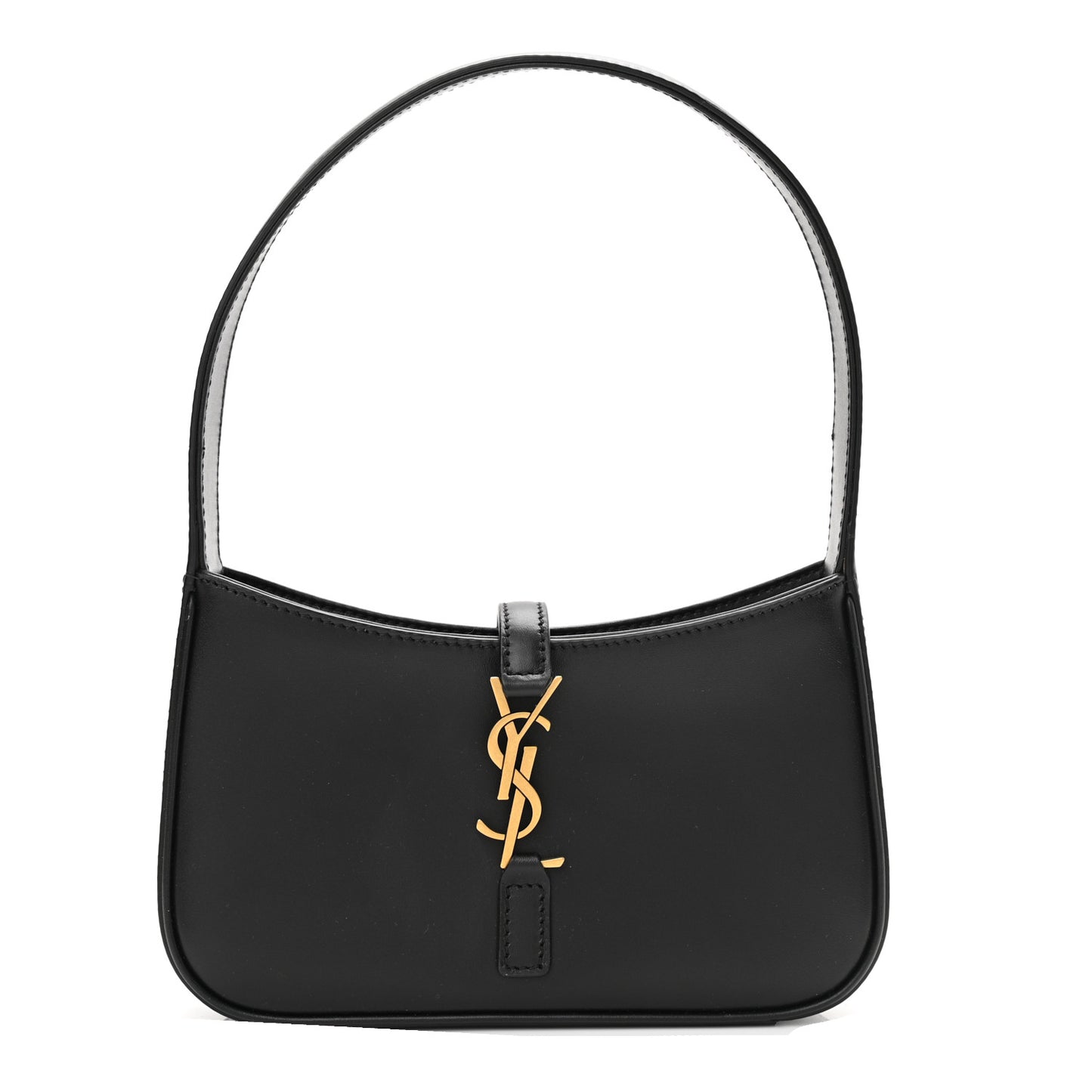 Smooth Calfskin Le 5 A 7 Mini Hobo Black