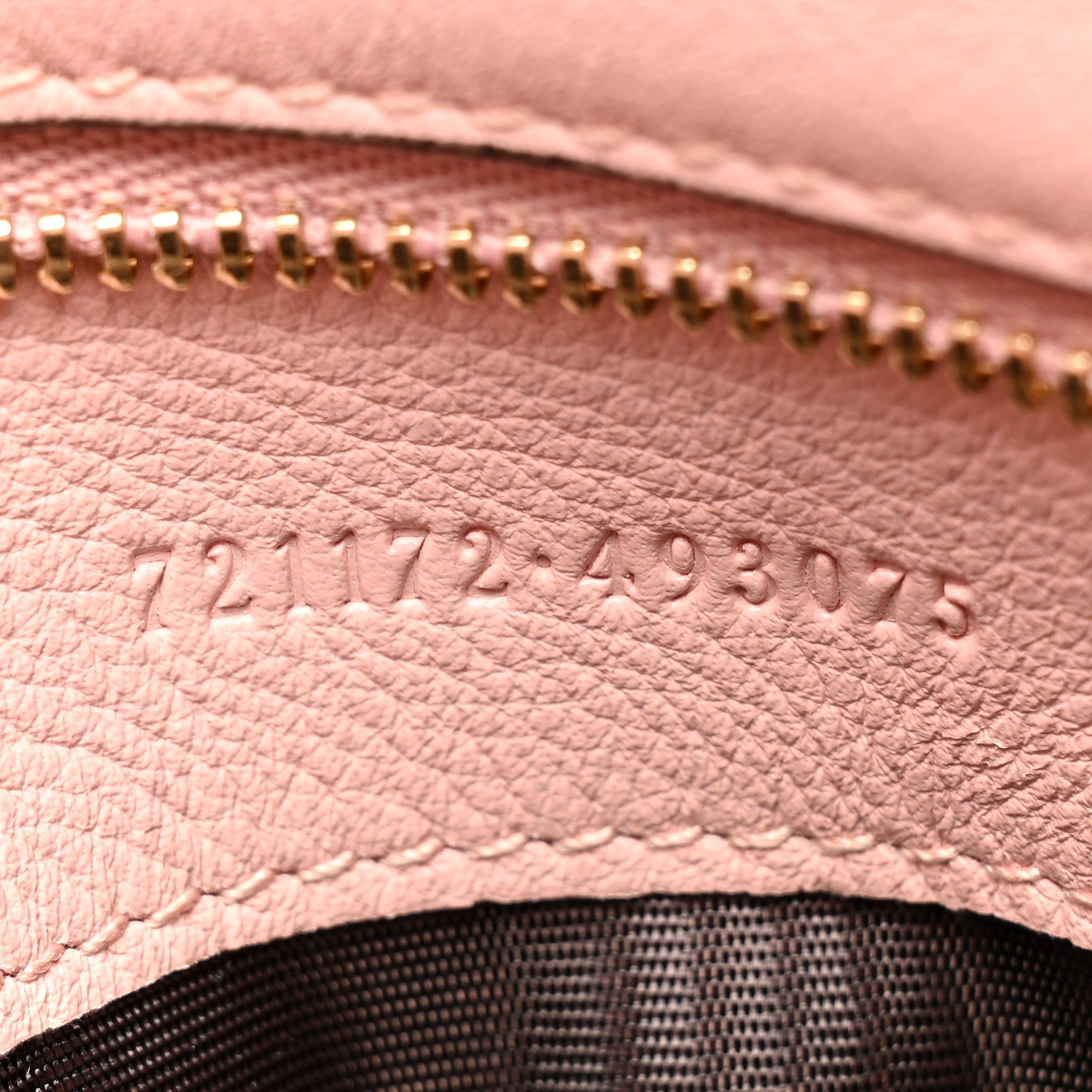 Gucci Roxy Calfskin Web Medium Blondie Top Handle Shoulder Flap Bag Powder Pink 8 of 13