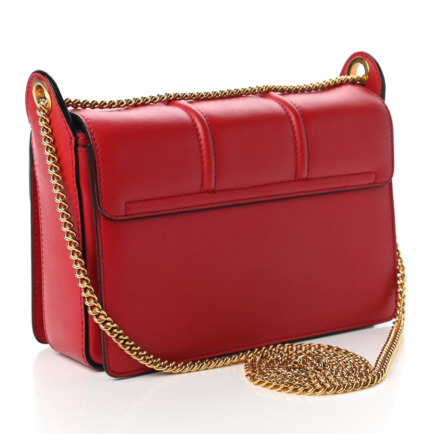 Smooth Calfskin Small Jiji Shoulder Bag Red