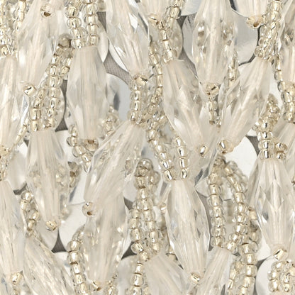 Christian Dior Lambskin Sequin Beaded Embroidered Micro Lady D-Joy White 7 of 10