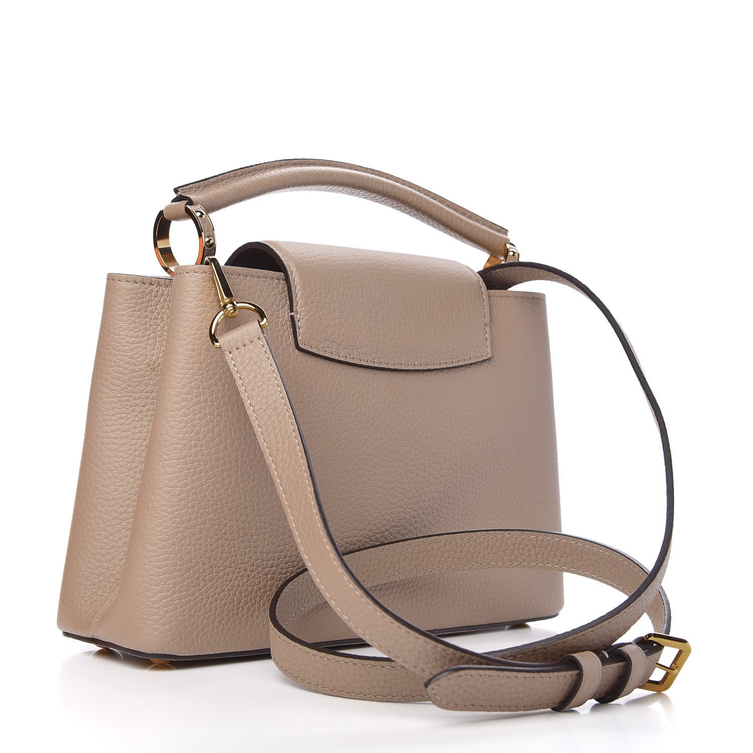 Louis Vuitton Taurillon Capucines BB Galet 3 of 9