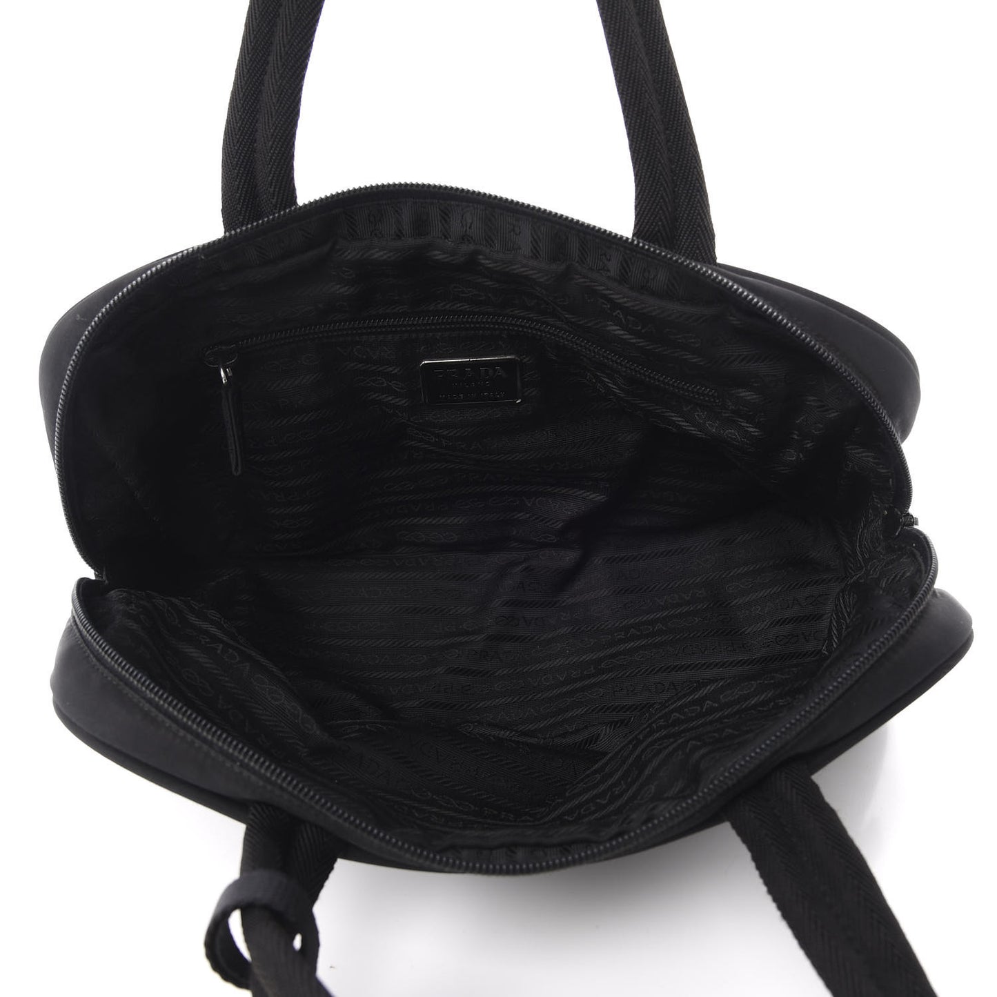 Tessuto Nylon Sport Semitracolla Shoulder Bag Black