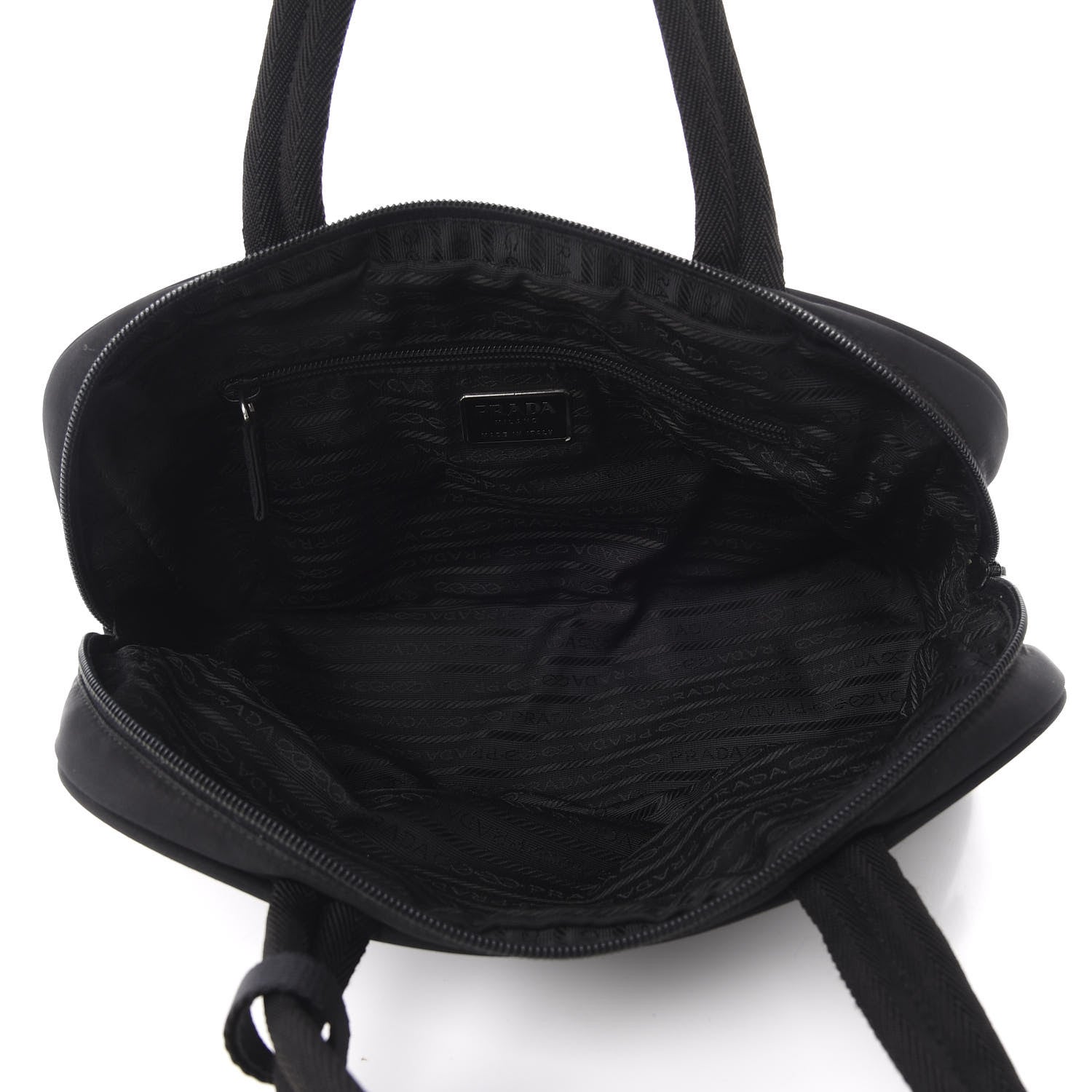 Prada Tessuto Nylon Sport Semitracolla Shoulder Bag Black 5 of 12