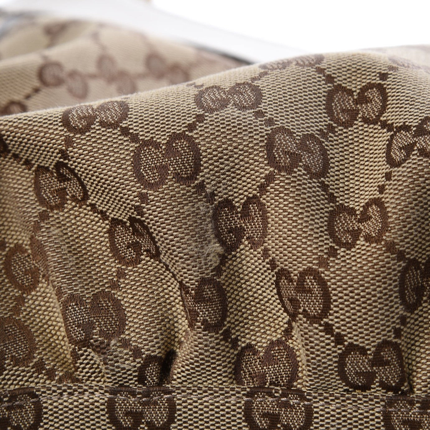 Gucci Monogram Large D Gold Ring Hobo Off White 19 of 20