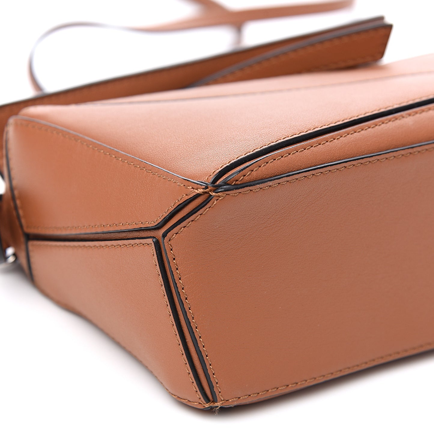 Calfskin Mini Puzzle Bag Tan
