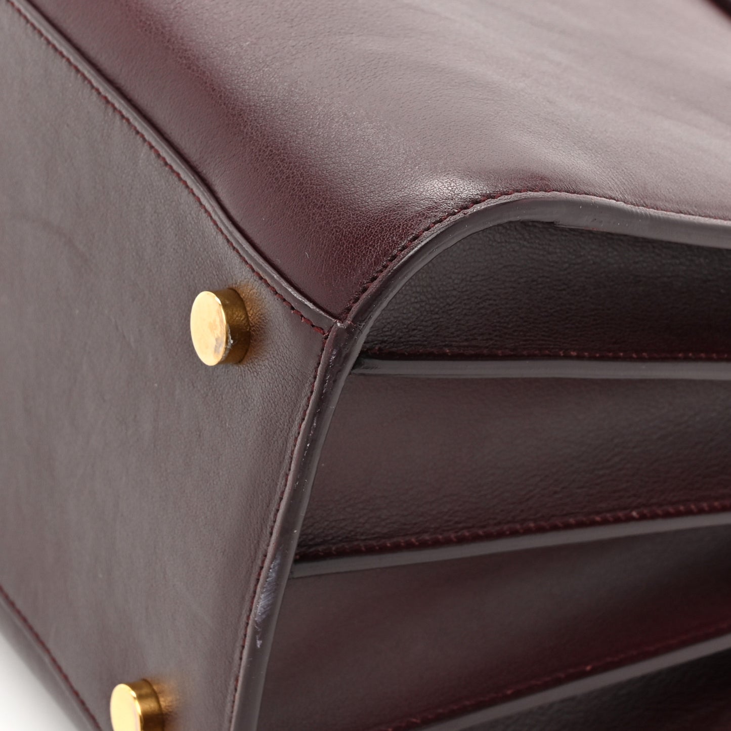Calfskin Small Sac De Jour Bordeaux