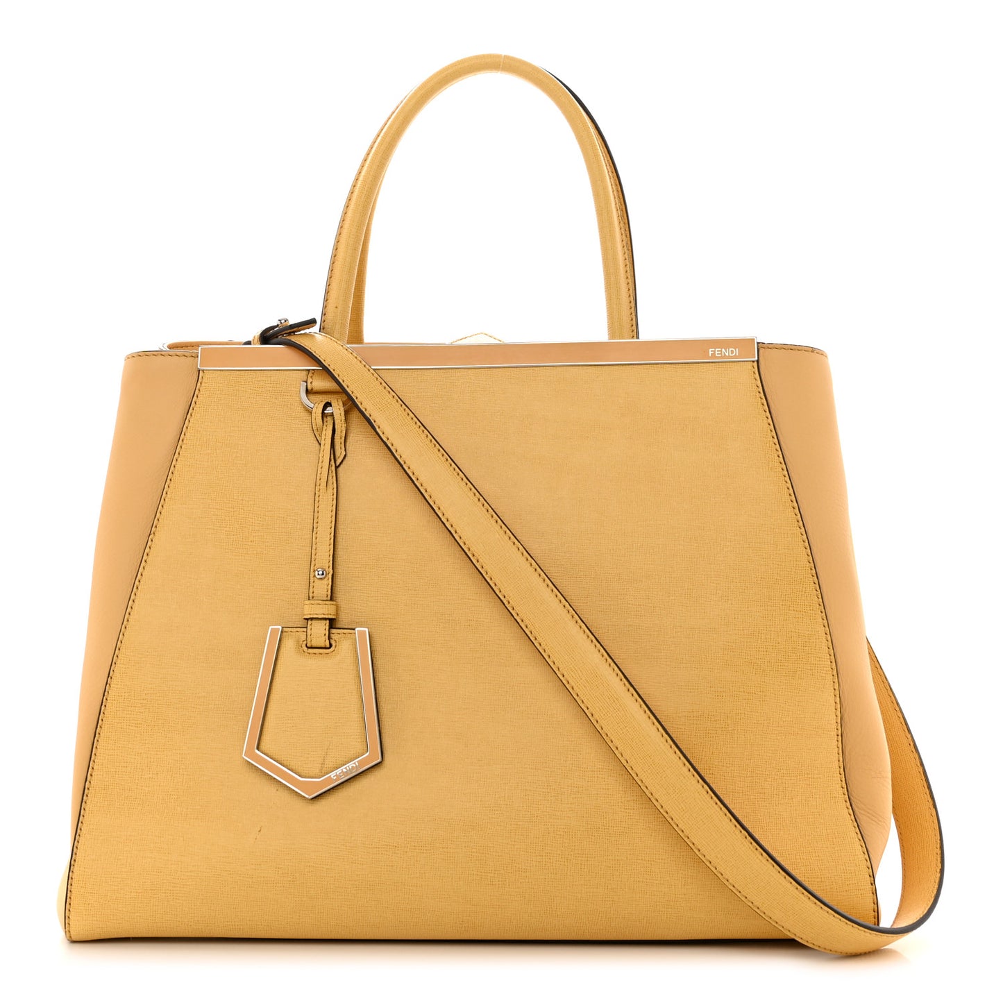 Vitello Elite Flamingo Regular 2Jours Tote Giallo Alchemy