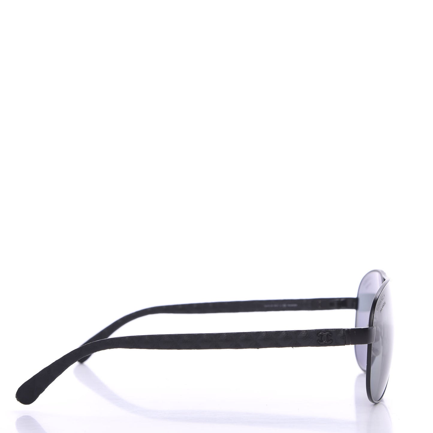 Pilot Summer Polarized Quilted Aviator Sunglasses 4204-Q Black