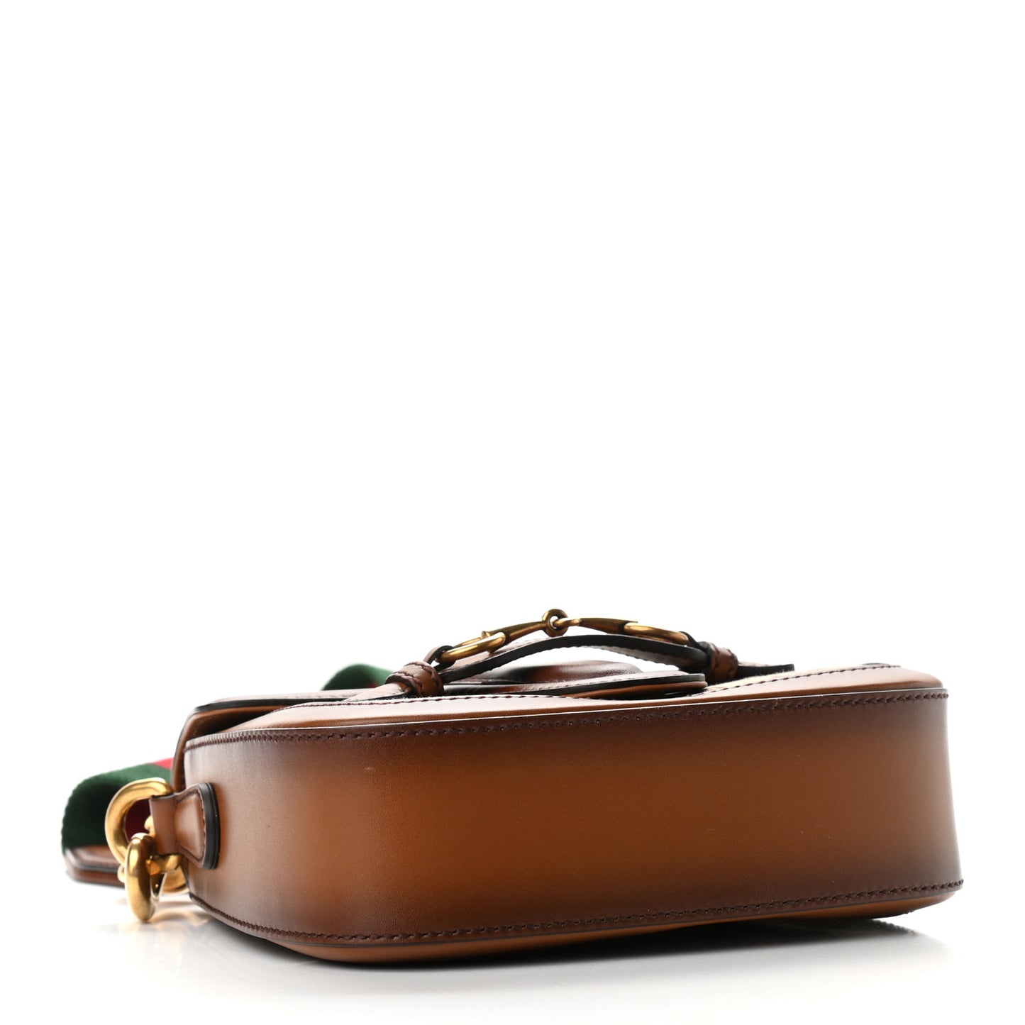 Monogram Small Lady Web Shoulder Bag Beige Cuir