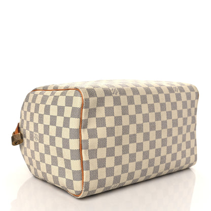 Louis Vuitton Damier Azur Speedy 30 4 of 9