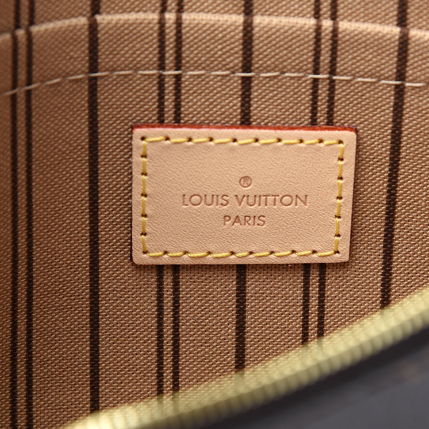 Louis Vuitton Monogram Neverfull MM GM Pochette 6 of 8