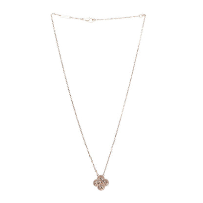 Van Cleef & Arpels 18K Rose Gold Vintage Alhambra Pendant Necklace 3 of 8