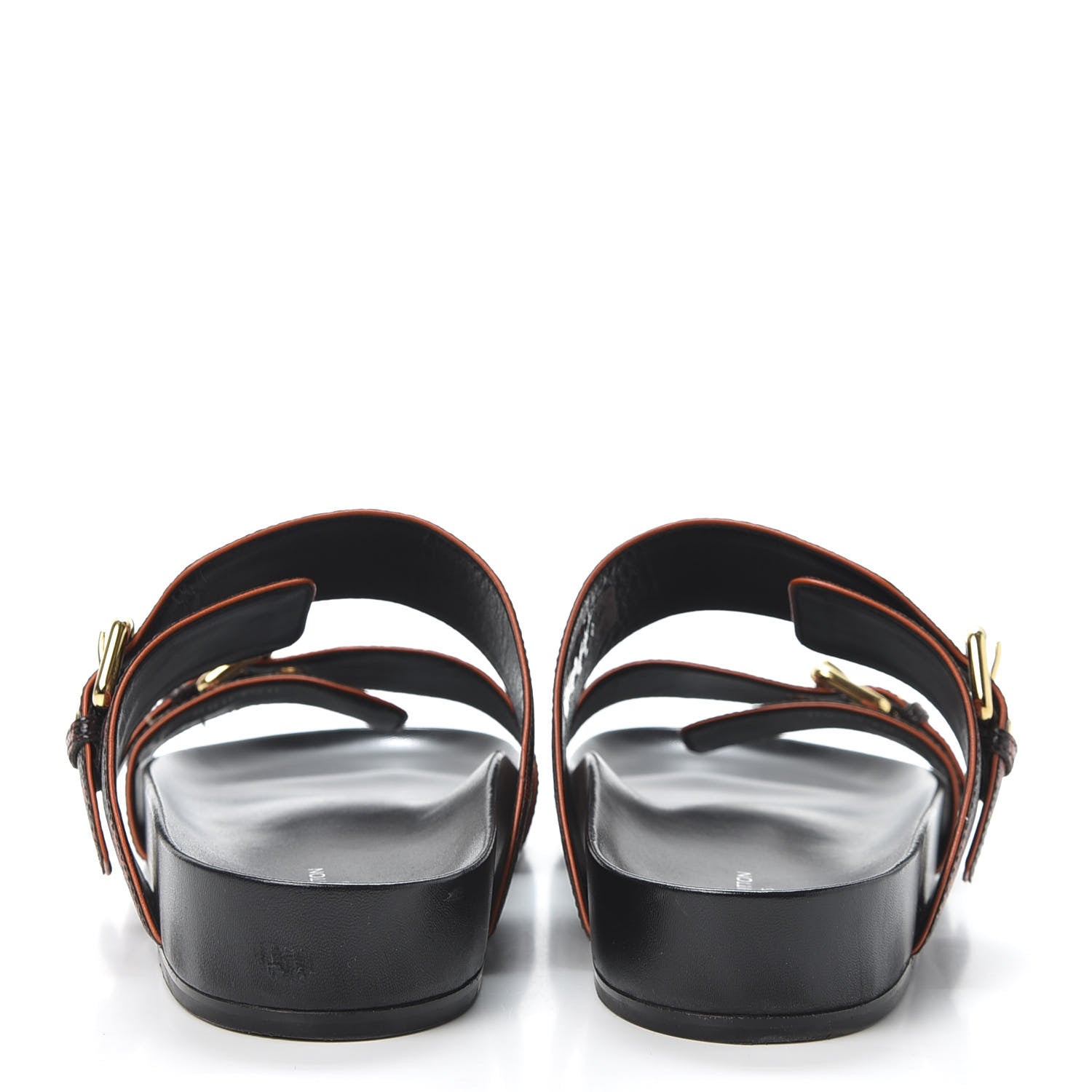 Louis Vuitton Catogram Bom Dia Flat Mule 41 Black Marron 6 of 10