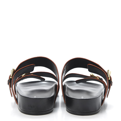 Louis Vuitton Catogram Bom Dia Flat Mule 41 Black Marron 6 of 10