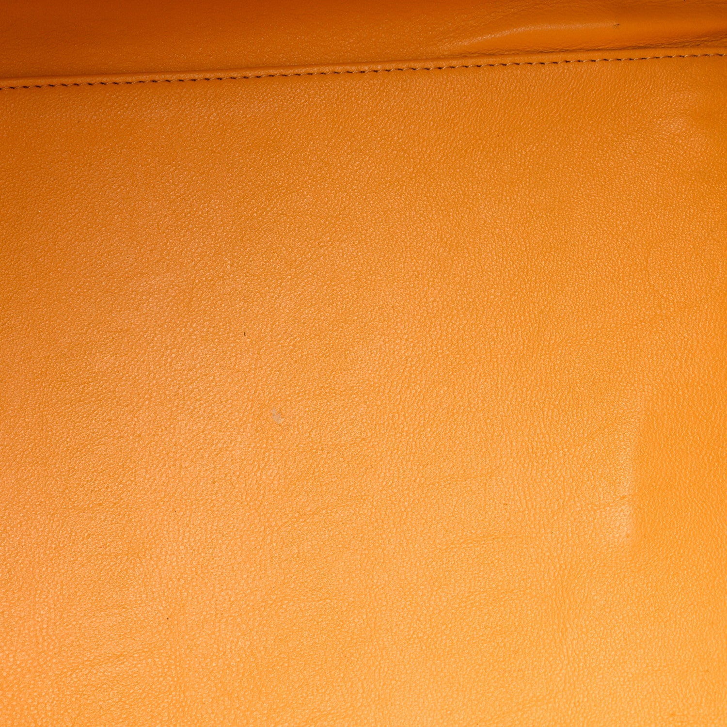 Celine Grained Calfskin Medium Phantom Luggage Saffron 11 of 14